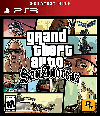 #ad Grand Theft Auto San Andreas Playstation 3 PS3 Rockstar Brand New Free Shipping $17.69