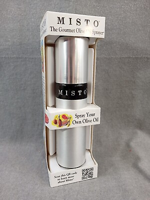 #ad Misto Gourmet Olive Oil Sprayer brushed aluminum Fill Pump Spray control oil use $13.97