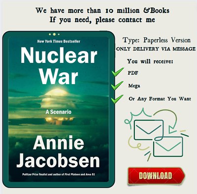 #ad Nuclear War: A Scenario by Annie Jacobsen $8.99