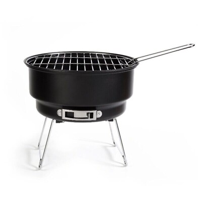 #ad 10quot; Steel Portable Camping Charcoal Grill $18.34
