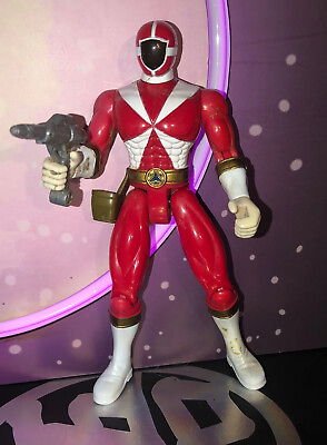 #ad Vintage Power Rangers Light Speed Rescue Red Ranger Action Figure $10.13
