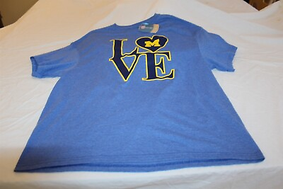 #ad T Shirt University Of Michigan Love Graphic Print Shirt Size XL Retro Graphic $14.34
