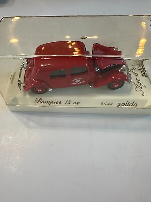 #ad Solido Age d#x27;or Citroen Sa Peurs Pompier 15 cv #4033 Die Cast Car $9.99