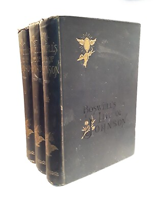 #ad THE LIFE OF SAMUEL JOHNSON INCLUDING A JOURNAL OF A TOUR TO THE HEBRIDES 3 VOL $108.00