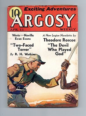 #ad Argosy Part 4: Argosy Weekly Apr 11 1936 Vol. 263 #4 GD VG 3.0 Low Grade $4.30