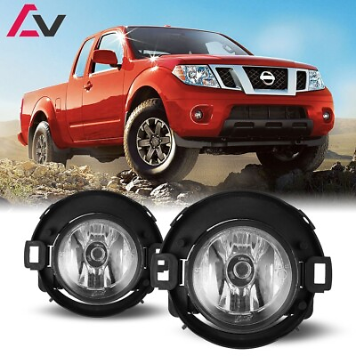10 19 For Nissan Frontier Fog Light Clear Lens Pair Driving Lamps Wiring Switch $44.31