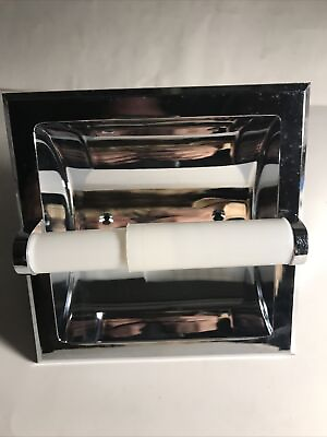 #ad Chrome Finish Recessed Toilet Paper Holder High Quality New Product $11.95
