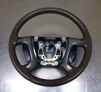 #ad Chevrolet GMC Tahoe Yukon Steering Wheel Brown Tan leather 07 14 $119.99
