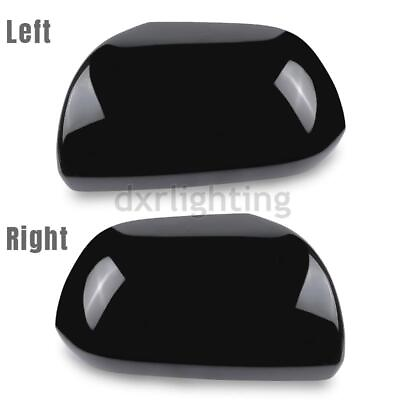 #ad Passenger amp; Driver Side Mirror Cap Cover Black For Toyota Highlander 2008 2013 $33.98