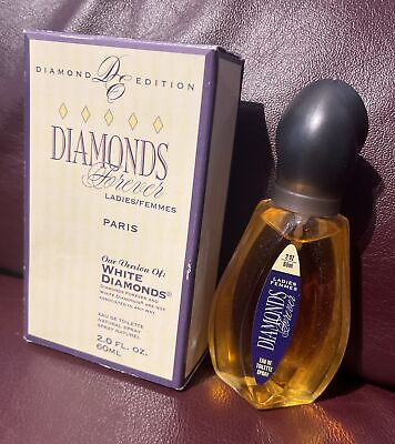#ad Vintage DIAMONDS FOREVER Eau De Toilette Perfume Spray NOS $49.89