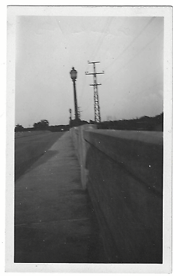 #ad Vintage 1929 Photo On the Road Travel Lawrence Kansas Street Light 4.5 x 2.75 in $10.07