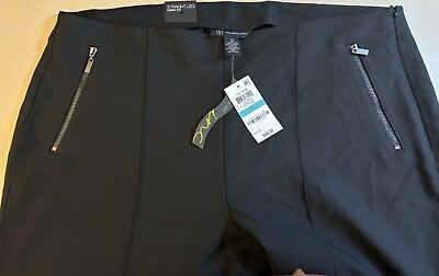 #ad INC International Concepts Pull On Zipper Detail Pants 16 $10.00