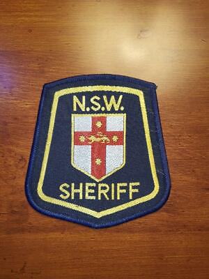 #ad NEW SOUTH WALES AUSTRALIA SHERIFF POLICE SHOULDER PATCH $5.00