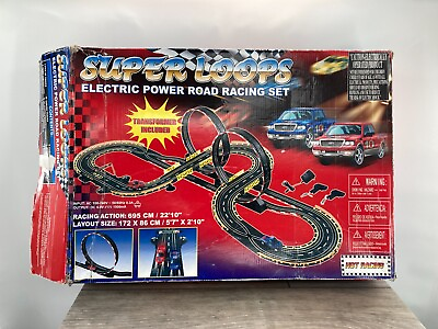 #ad Golden Bright Super Loops Electric Power Road Track Racing 6656 Like Ford Trucks $24.49