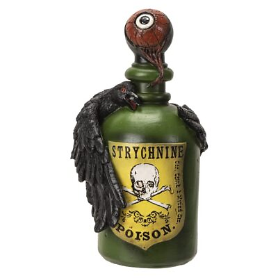 #ad Pacific Giftware Poison Bottle 8 inch Height Resin Multicolor Home Dcor $28.95