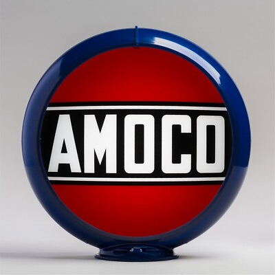 #ad Amoco 13.5quot; Lenses in Dark Blue Plastic Body G258 FREE US SHIPPING $175.00