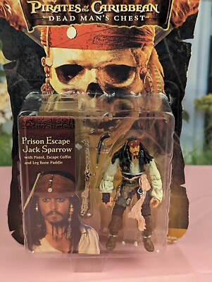 #ad Pirates of The Caribbean Dead Man#x27;s Chest Prison Escape Jack Sparrow Zizzle 2006 $15.00