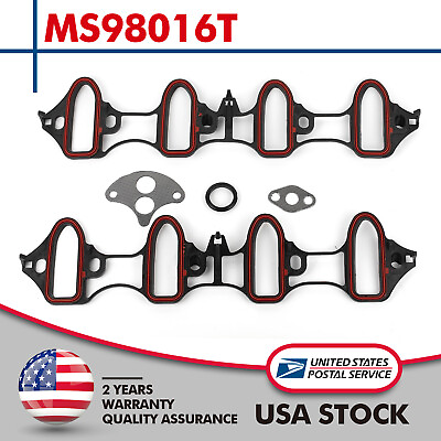 #ad MS92211 Durable Intake Manifold Gasket For Chevrolet GMC Hummer Cadillac Buick $18.99