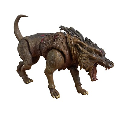 #ad Lord Of The Rings Hobbit Warg Figure Fimbul Hunter Posable Werewolf Dire Wolf 4quot; AU $37.80