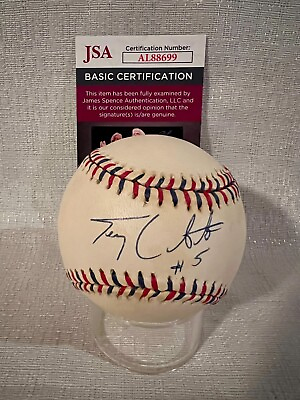 #ad Terry Labonte Signed 1995 All Star Game Autographed Baseball JSA RACING NASCAR $199.99