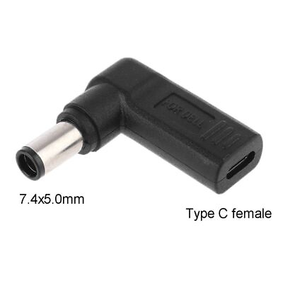 #ad Type C Female to for Adapter Fast Charging 90 Degree 7.4x5.0mm for Netbook fo $7.14