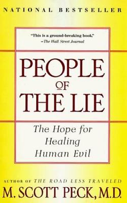 #ad People of the Lie: The Hope for Healing Human Evil Paperback GOOD $5.14