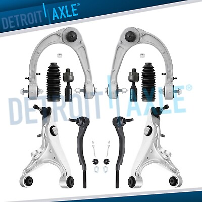 #ad 10pc Front Upper amp; Lower Control Arms Tie Rods for 2008 2014 Cadillac CTS AWD $339.15