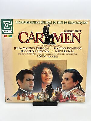 #ad Carmen Original Movie Soundtrack By Georges Bizet LP 1984 Erato Records $8.00