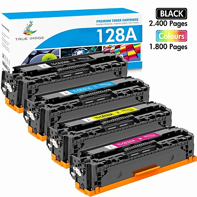 #ad 4 Pack Color CE320A Toner Set for HP 128A Laserjet Pro CP1525nw CM1415fnw CP1525 $42.90