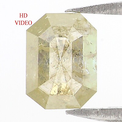#ad Natural Loose Emerald Shape Diamond Green Color Emerald Diamond 0.59 CT N8710 $113.00