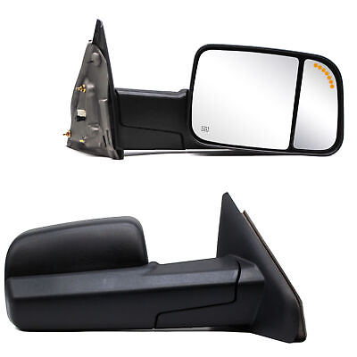 #ad Power Heated Towing Mirrors fit 02 08 Dodge Ram 1500 03 09 Ram 2500 3500 LHRH $135.18