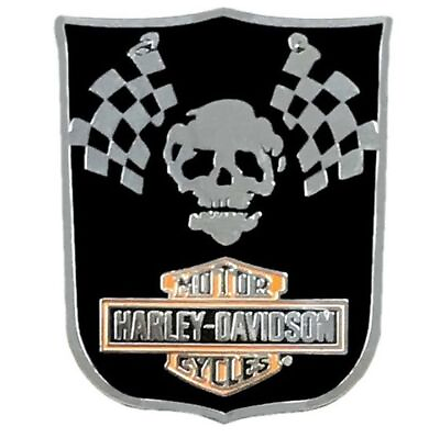 #ad NEW Genuine Harley Bar and Shield Logo Flag Pin 682608009540 $12.50