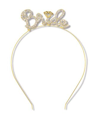 #ad Beistle Womens Rhinestone Bride Headband Bachelorette Hair Accessory $20.93