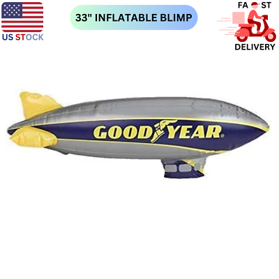 #ad NEW HUGE 33quot; Official Goodyear Large Inflatable Blimp Dirigible w Mounting Kit $22.99