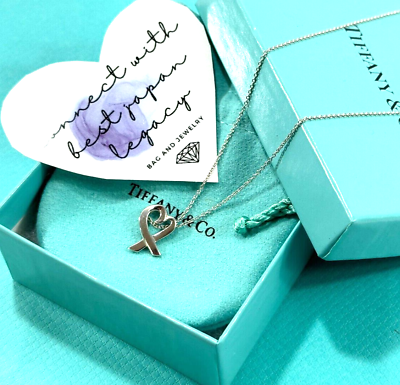 #ad Tiffany amp; Co. Paloma Picasso 925 Sterling Silver Loving Heart Necklace 16quot; Boxed $117.99