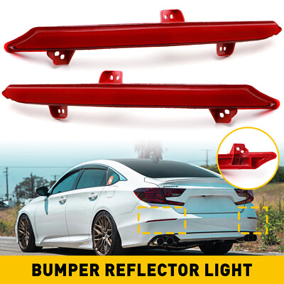 #ad For 2018 2022 Honda Accord Rear Bumper Reflector Light Tail Lamp Case Leftamp;Right $17.99
