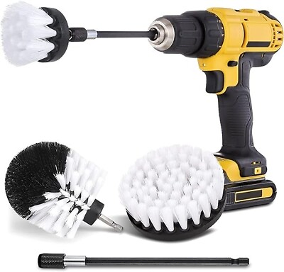 #ad Drill Brush Car Detailing Set For Cleaning Boat Car Seat Carpet amp; Upholstery NEW $10.73
