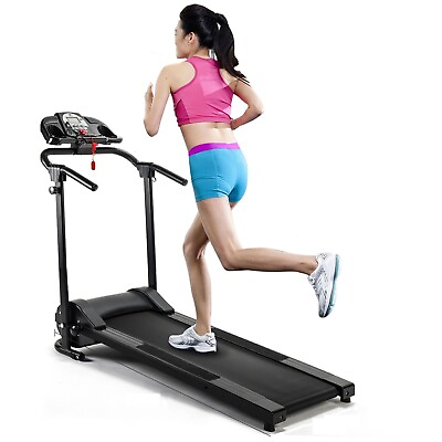 #ad Electric Motorized power folding Treadmill for Running jogging exercise machine $424.99