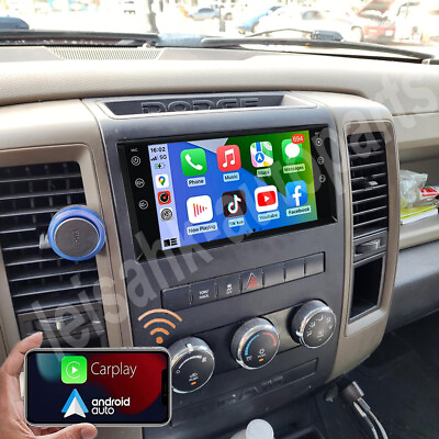 #ad For 2009 2012 RAM 1500 2500 3500 Wifi CarPlay Car Radio GPS Stereo Android 232G $144.99