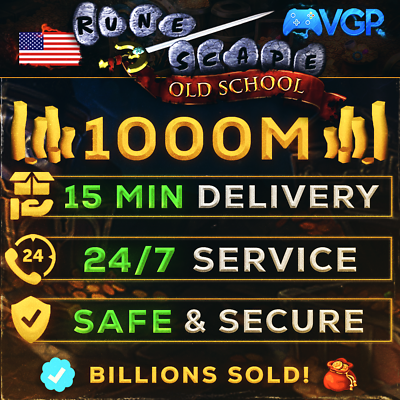 #ad 🔥 Old School Runescape Gold 🚛 15 min Delivery ✔️100% Positive FB OSRS GP $399.99