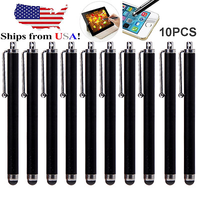#ad 10x Universal Touch Screen Pen Metal Stylus For iPhone 5 6S 7 iPad Samsung Phone $9.99