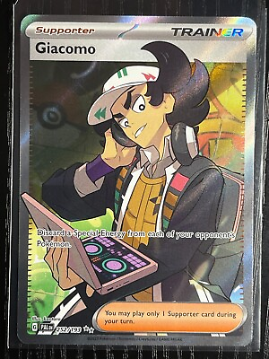 #ad Giacomo 252 193 Full Art Trainer Paldea Evolved Near Mint Pokemon TCG $3.99