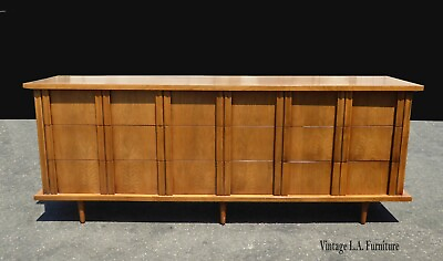 #ad Vintage Mid Century Modern American of Martinsville Triple Dresser $2332.00