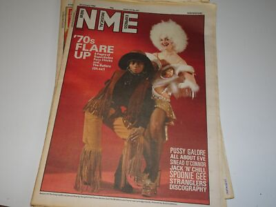 #ad NME January 1988 1970s Pussy Galore All About Eve Spoonie Gee Stranglers GBP 5.84