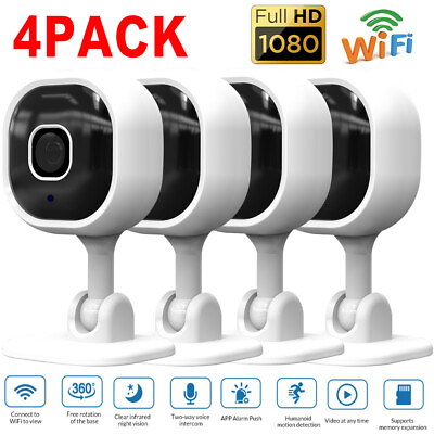 #ad 4PCS 1080P Security Camera System Outdoor Home Wireless Wifi IP Cam Night Vision $45.99