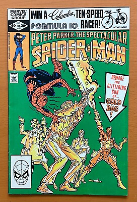 #ad Spectacular Spider man #62 Marvel 1982 FN VF Bronze Age comic GBP 7.95