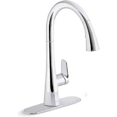 #ad KOHLER Anessia Touchless Polished Chrome Single Handle pull down Kitchen Faucet $75.00