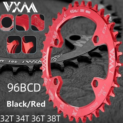 #ad High Quality Chainring Single Speed 4MM 32T 34T 36T 38T 7075 T6 $15.62