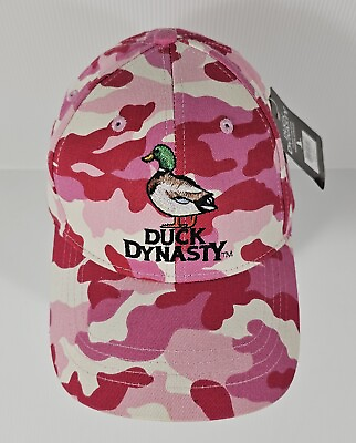 #ad Duck Dynasty Women#x27;s Pink Camo Camouflage Hat Adjustable Ball Cap NEW $10.99