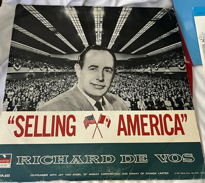 #ad Selling America Richard De Vos Vinyl Plus Extras See Pics $45.00